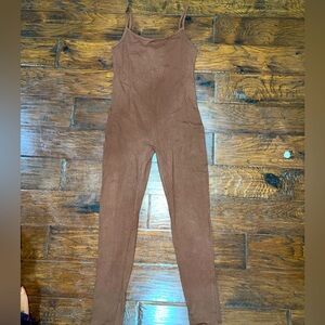 Brown jumpsuit